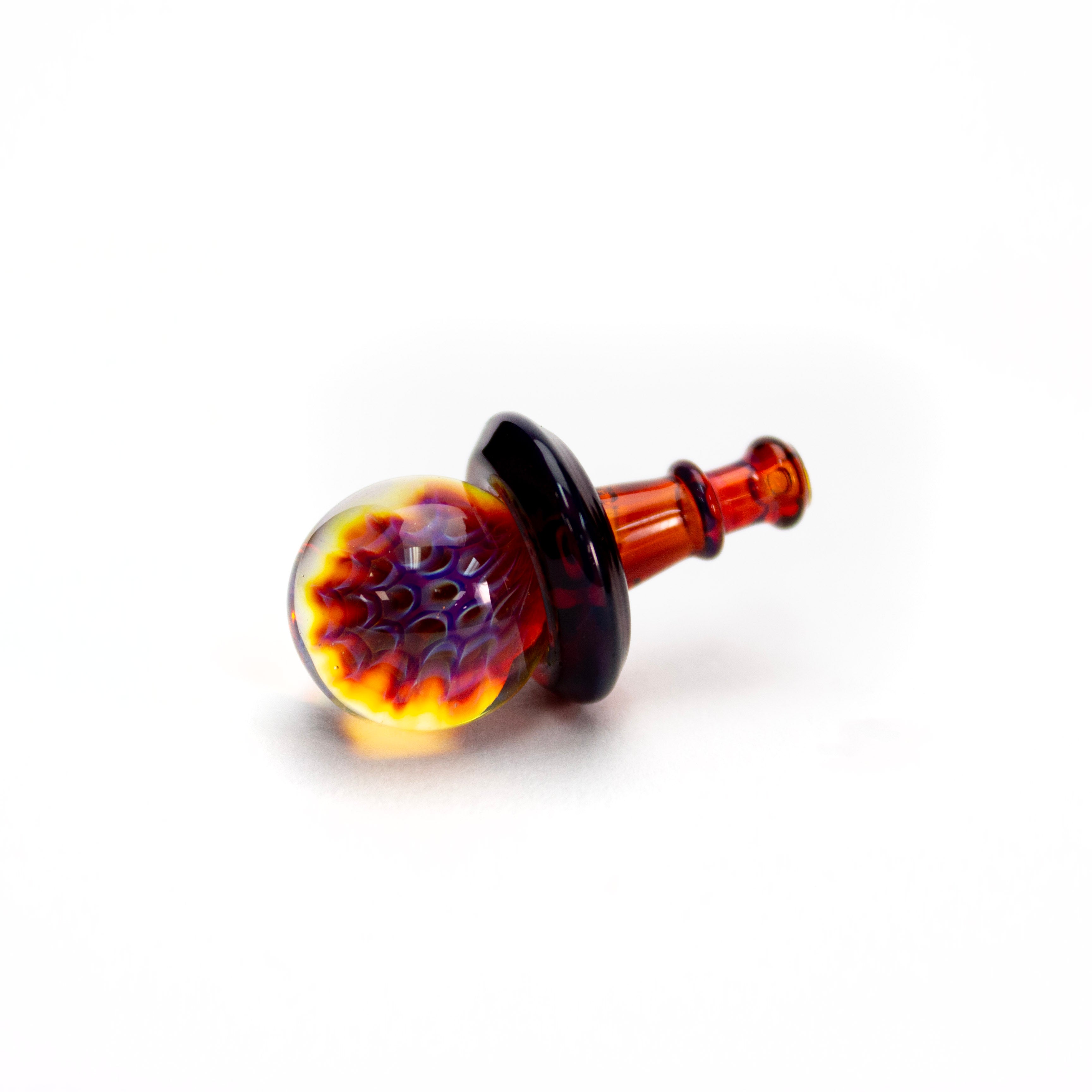 One Trick Pony Double Amber Purple Proxy/V2 Honeycomb Joystick #OTP663 - Planet Caravan